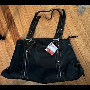 Rossetti Black Leather PocketBook